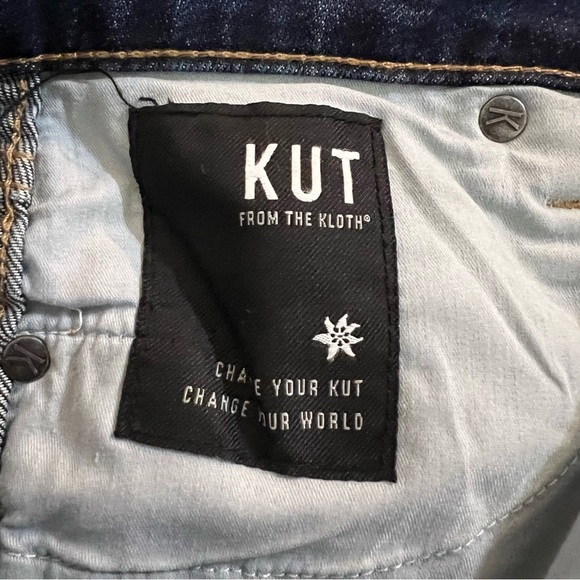 KUT From The Kloth Catherine Fab Ab Boyfriend High Rise Jeans Size 6 - Picture 12 of 13